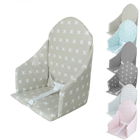 Coussin de chaise haute intégré pour bébé, dossier de chaise haute
