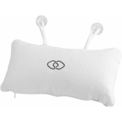 Coussin de Bain Imperméable Antidérapant Confortable Oreiller de Baignoire de avec Ventouses
