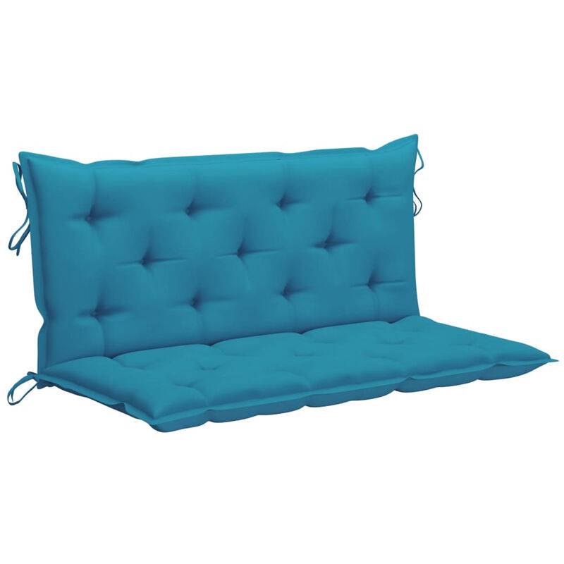 Coussin de balancelle Bleu clair 120 cm Tissu