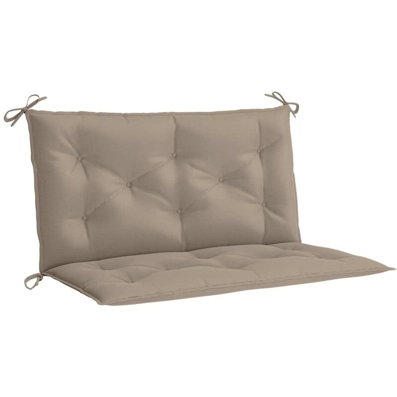 Vidaxl - Coussins de banc de jardin 2 pcs taupe 100x50x7 cm tissu Oxford