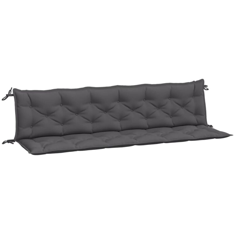 Vidaxl - Coussins de banc de jardin lot de 2 anthracite tissu Oxford
