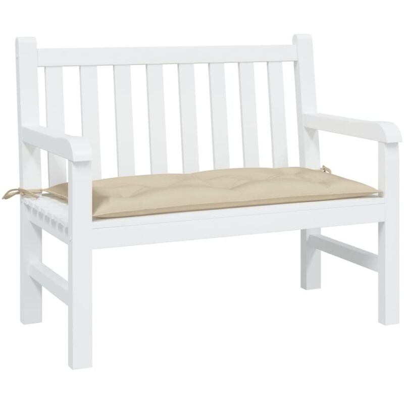 Vidaxl - Coussin de banc de jardin beige 100x50x7 cm tissu oxford