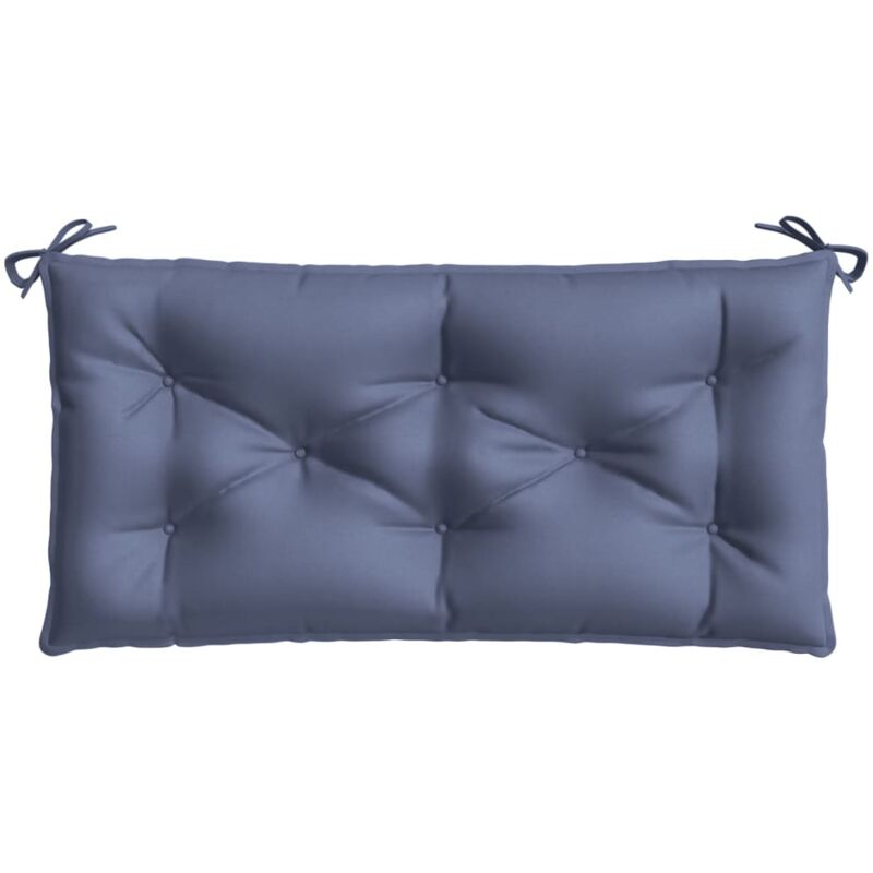 Coussin de banc de jardin bleu marine 100x50x7 cm tissu oxford vidaXL