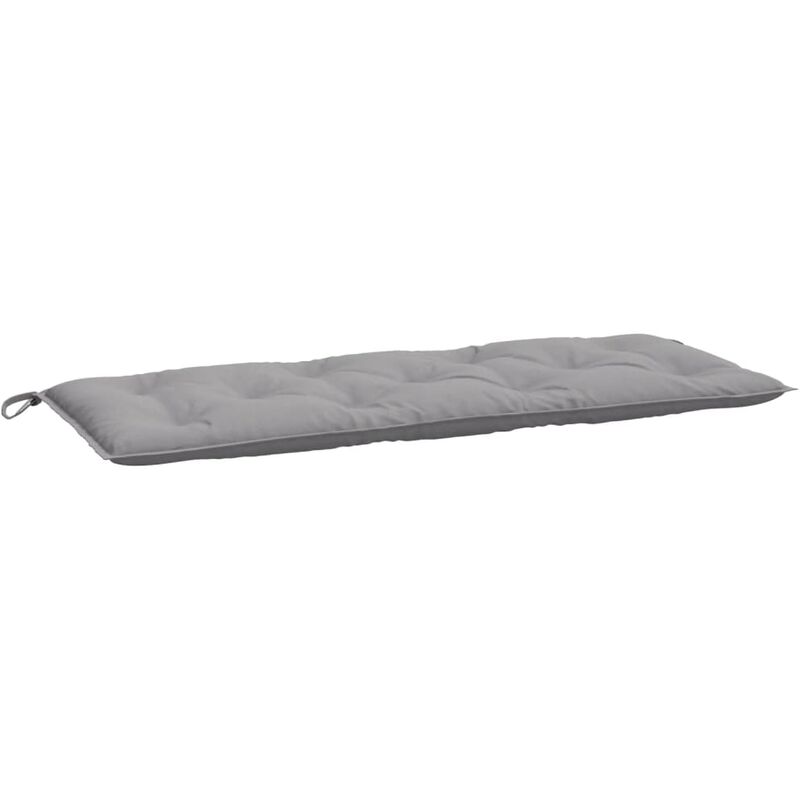 Vidaxl - Coussin de banc de jardin gris 120x50x7 cm tissu oxford
