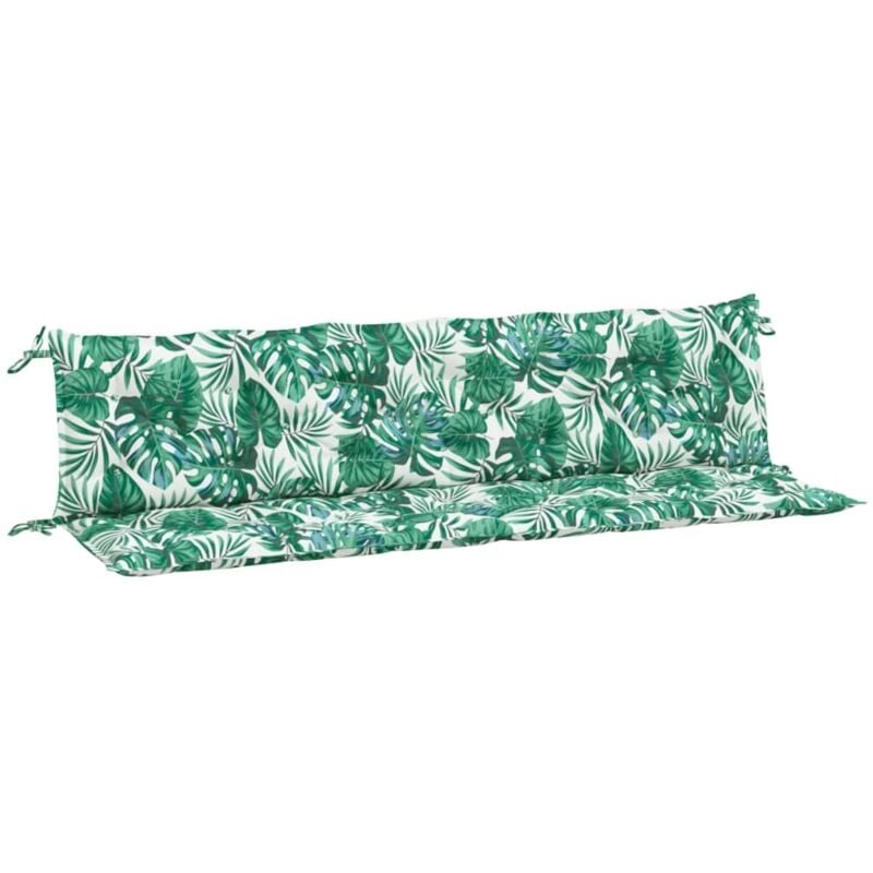 Vidaxl - Coussins de banc de jardin lot de 2 motif de feuilles