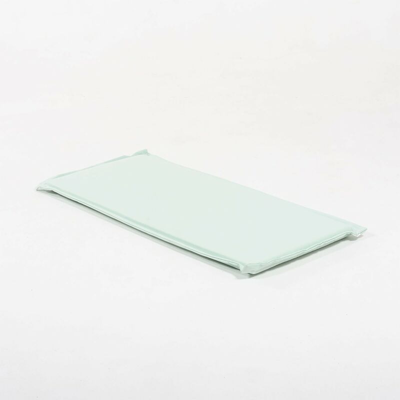 Coussin pour banc de jardin, Hydrofuge, 180 gr Polyester, Coloris vert clair, 49 cm x110 cm, Matière : Poids 180 gr