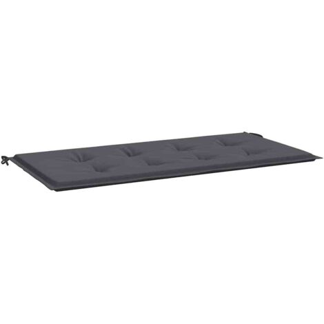 Coussin de banc de jardin anthracite 100x50x4 cm tissu oxford