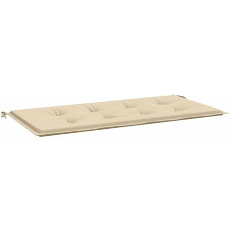 Coussin de banc de jardin beige 100x50x4 cm tissu oxford