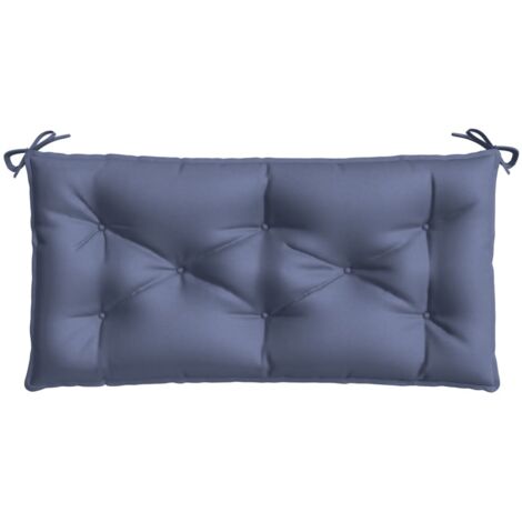 Coussin de banc de jardin bleu marine 110x50x7 cm tissu oxford