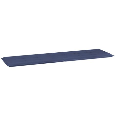 Coussin de banc de jardin bleu marine 180x50x4 cm tissu oxford