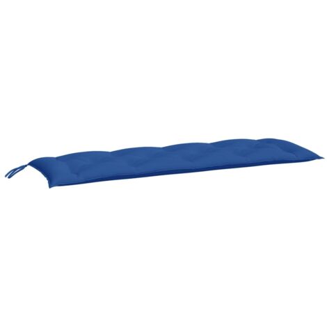 Coussin de banc de jardin bleu royal 150x50x7 cm tissu oxford