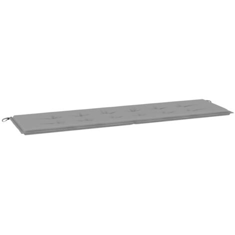 Coussin de banc de jardin gris 180x50x3 cm tissu oxford