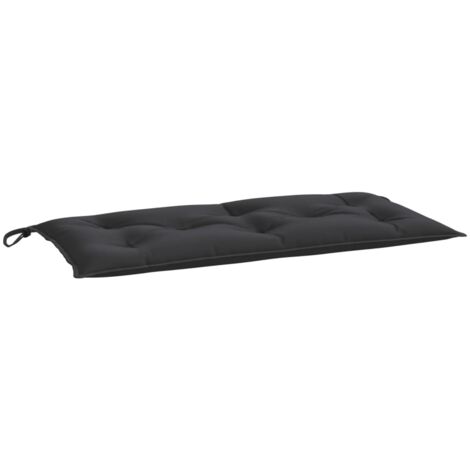 Coussin de banc de jardin noir 100x50x7 cm tissu oxford