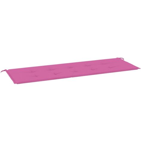 Coussin de banc de jardin rose 150x50x4 cm tissu oxford