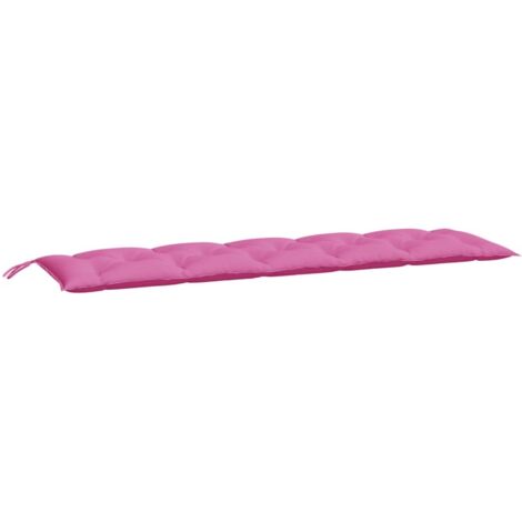 Coussin de banc de jardin rose 180x50x7 cm tissu oxford