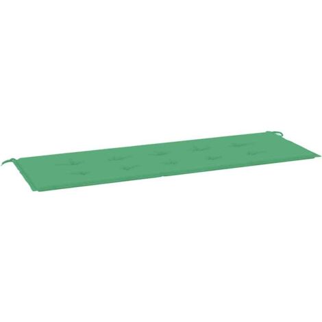 Coussin de banc de jardin vert 150x50x3 cm tissu oxford