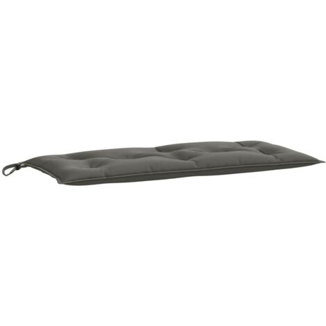 Coussin de banc de jardin，Coussin d'extérieur gris foncé mélangé 100x50x7 cm tissu CFW399932