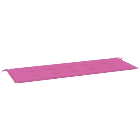 Coussin de banc de jardin,Coussin d'extérieur rose 150x50x4 cm tissu oxford CFW479080
