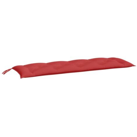 Coussin de banc de jardin,Coussin d'extérieur rouge 150x50x7 cm tissu oxford CFW333951