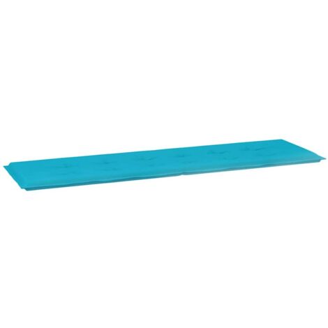Coussin de banc de jardin，Coussin d'extérieur Turquoise 180 x 50 x 4 cm CFW388001