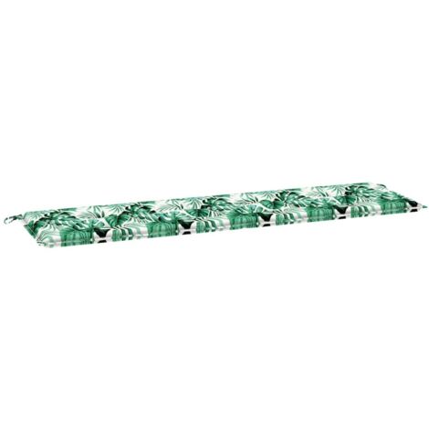 Coussin de banc de jardin，Coussin d'extérieur Vert 180 x 50 x 4 cm Tissu Oxford CFW745985