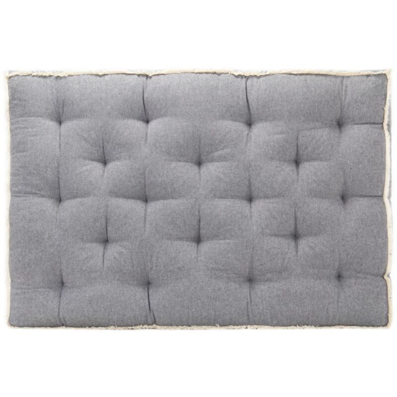 Vidaxl - Coussin de canapé palette Anthracite 120x80x10 cm