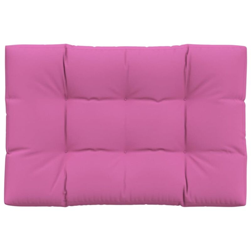 Jinlefu - Coussin de palette Rose 120x80x12 cm tissu vidaXL