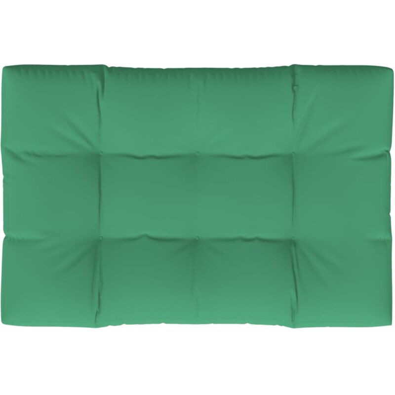 Jinlefu - Coussin de palette vert 120x80x12 cm tissu