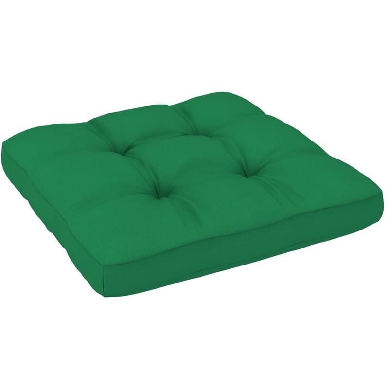 Inlife - Coussin de canapé palette Vert 60x60x10 cm