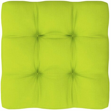 Coussin de canape palette Vert vif 60x60x12 cm