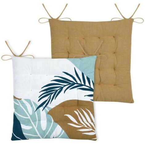 Coussin de chaise ALOHA 38x38 feuilles