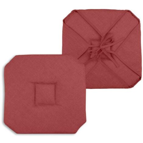 Coussin de chaise BEA 40x40 rouge