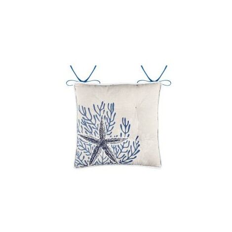 Coussin de chaise Carnac Ecru