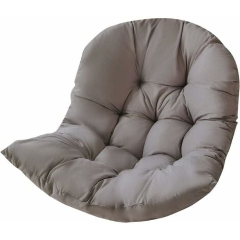 Coussin de chaise, coussin de chaise relax, coussin rembourré de chaise d'oeuf de balançoire, coussin de panier suspendu en osier et rotin, 80 x 120 cm