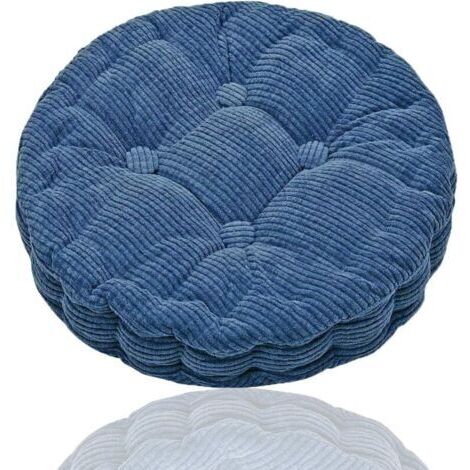 Coussin de chaise d'oreiller rond, coussin de chaise suspendu coussin de siège doux, méditation de yoga de siège confortable 45 45cm