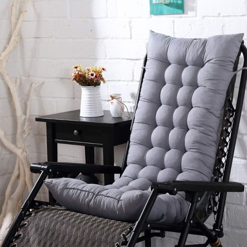 Einemgeld - Coussin De Chaise à Dossier Haut, Coussin De Siège De Chaise De Jardin épaissi,Coussin De Chaise Longue De Patio Extérieur, 3D Coussin De