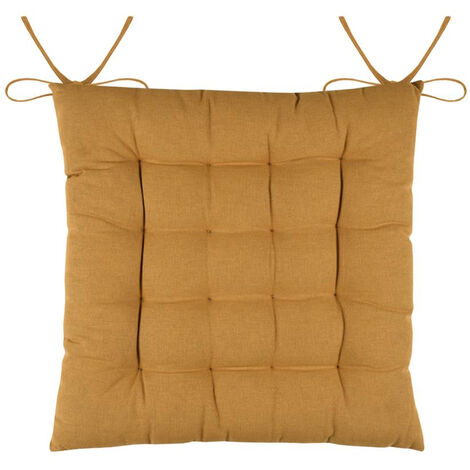 Coussin de chaise en coton Curry 38 cm