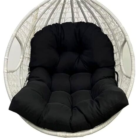 Coussin de chaise en forme d'œuf, coussin de chaise suspendu amovible, coussin de siège de chaise hamac, coussin de remplacement pour balançoire de jardin, coussin de balançoire en forme d'œuf impermé
