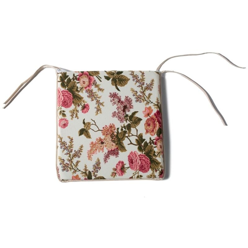Coussin de chaise à fleurs