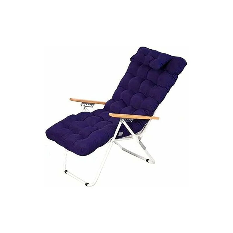 Coussin de chaise longue - Coussin confortable, antidérapant et doux pour la chaise longue d'intérieur et d'extérieur. Taille : 180x50x10cm. Matelas