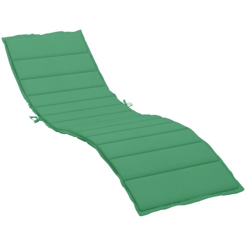 Vidaxl - Coussin de chaise longue vert 200x60x3 cm tissu oxford