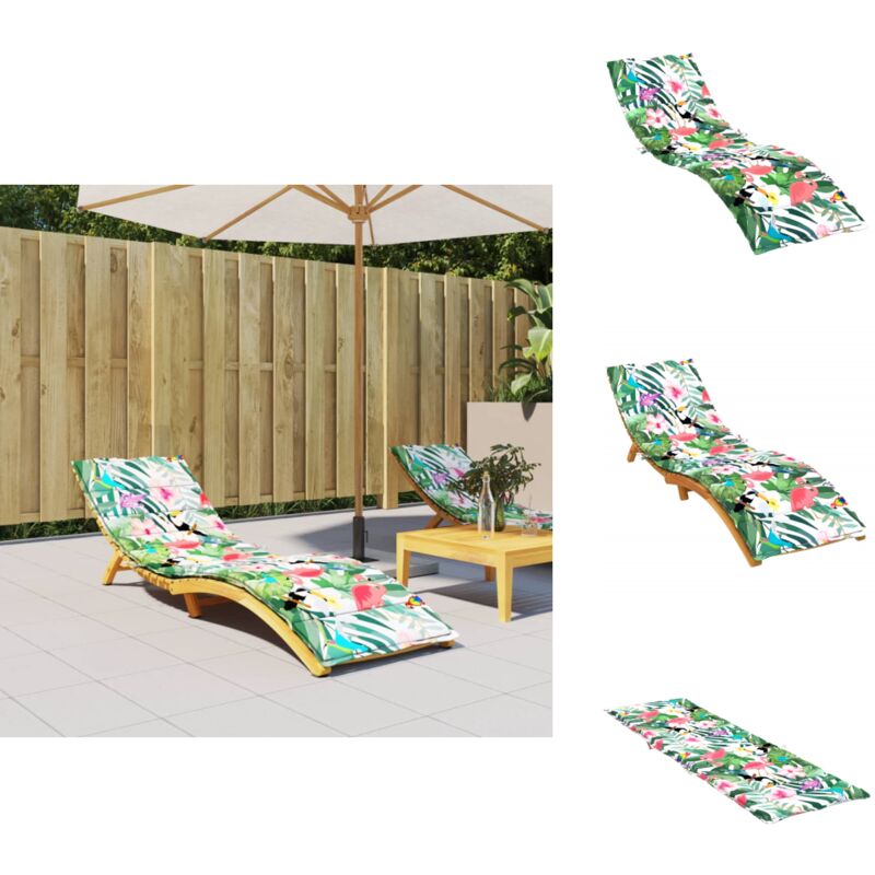 Coussin de chaise longue multicolore tissu oxford - Coussin De Chaise Longue - Coussin D'extérieur - Coussin Décoratif - Coussin Multicolores