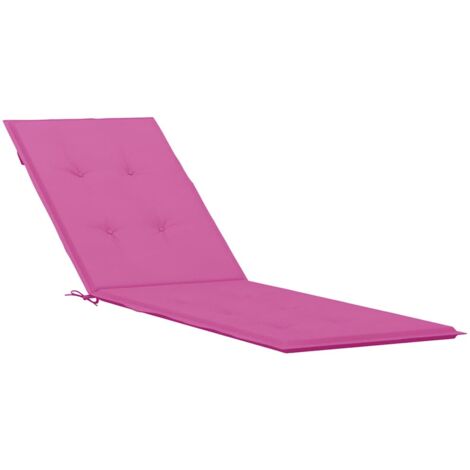 Coussin de chaise longue rose tissu oxford