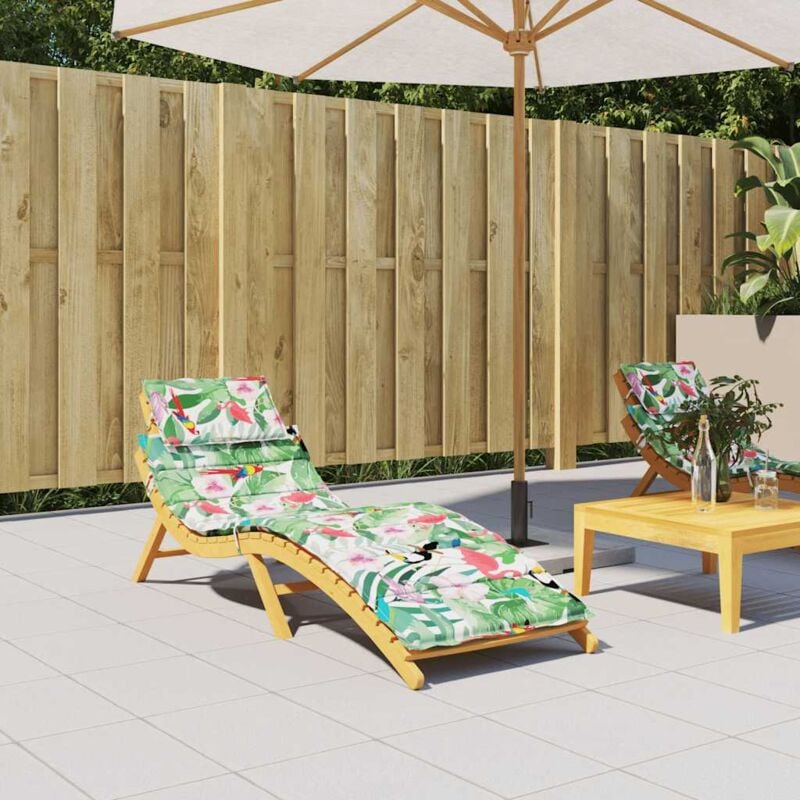 Coussin de chaise longue multicolore tissu oxford vidaXL