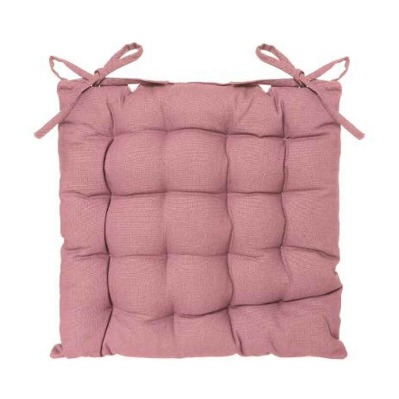 Galette de Chaise 'Loria' 38x38cm Rose
