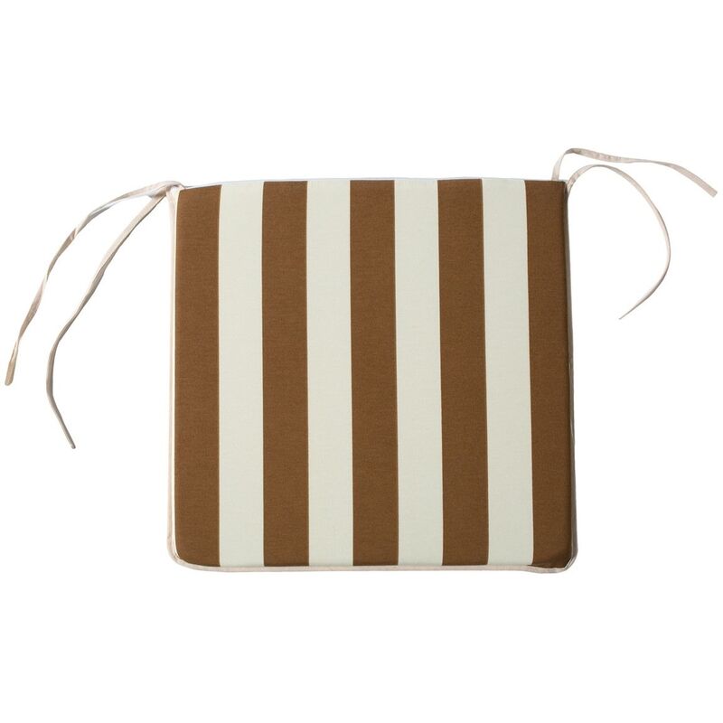 Coussin de chaise rayé