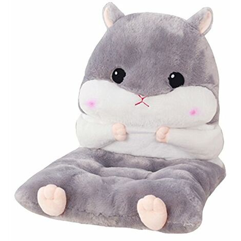 Coussin de Chaise Siamois Chaud Coussin d'Assise Siège Détachable Galettes de Chaise Epais Doux Motif Hamster Mignon Coussin de Jardin Exterieur Fauteuil Bureau Cuisine Salle à Manger Confortable