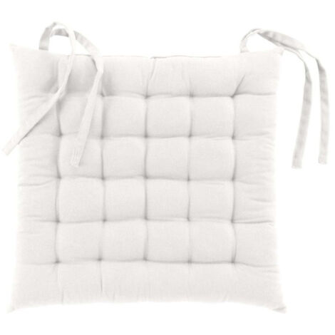 Coussin de Chaise "Twily" 38x38cm Blanc