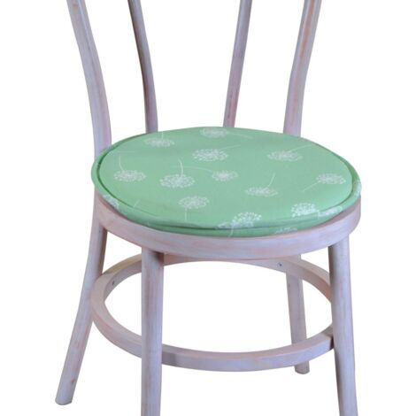 Coussin de chaise vert 40x40x4