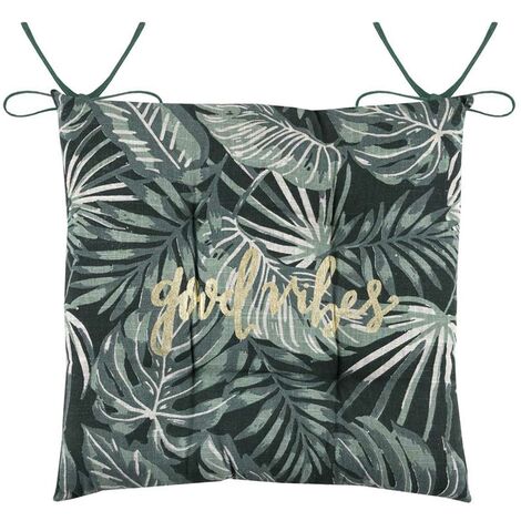 Coussin de chaise vibes en coton 38 cm